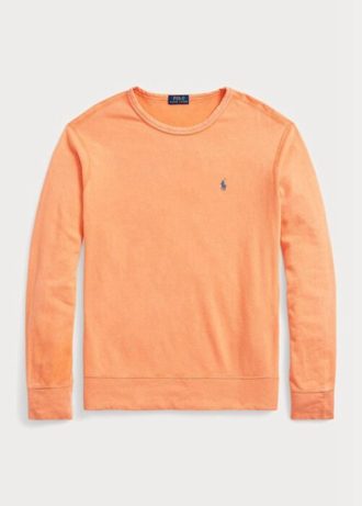 Turuncu Erkek Ralph Lauren Spa Havlu Sweatshirt