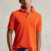 Turuncu Erkek Ralph Lauren The Iconic Mesh Polo Tişörtleri