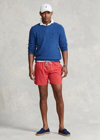 Turuncu Erkek Ralph Lauren Traveller Mayo Şortu