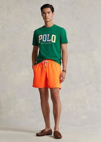 Turuncu Erkek Ralph Lauren Traveller Mayo Şortu