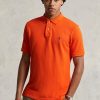Turuncu Erkek Ralph Lauren Özel Slim Fit File Polo Tişörtler Turuncu Erkek Ralph Lauren Özel Slim Fit File Polo Tişörtler