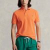Turuncu Erkek Ralph Lauren Özel Slim Fit File Polo Tişörtler Turuncu Erkek Ralph Lauren Özel Slim Fit File Polo Tişörtler