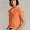 Turuncu Erkek Ralph Lauren Özel Slim Fit File Polo Tişörtler Turuncu Erkek Ralph Lauren Özel Slim Fit File Polo Tişörtler