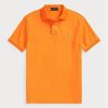 Turuncu Erkek Ralph Lauren Özel Slim Fit File Polo Tişörtler Turuncu Erkek Ralph Lauren Özel Slim Fit File Polo Tişörtler