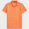 Turuncu Erkek Ralph Lauren Özel Slim Fit File Polo Tişörtler Turuncu Erkek Ralph Lauren Özel Slim Fit File Polo Tişörtler