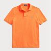 Turuncu Erkek Ralph Lauren Özel Slim Fit File Polo Tişörtler Turuncu Erkek Ralph Lauren Özel Slim Fit File Polo Tişörtler