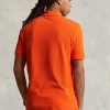 Turuncu Erkek Ralph Lauren Özel Slim Fit File Polo Tişörtler Turuncu Erkek Ralph Lauren Özel Slim Fit File Polo Tişörtler