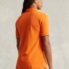 Turuncu Erkek Ralph Lauren Özel Slim Fit File Polo Tişörtler Turuncu Erkek Ralph Lauren Özel Slim Fit File Polo Tişörtler