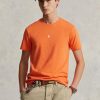 Turuncu Erkek Ralph Lauren Özel Slim Fit Yuvarlak Yaka Tişörtler Turuncu Erkek Ralph Lauren Özel Slim Fit Yuvarlak Yaka Tişörtler