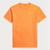 Turuncu Erkek Ralph Lauren Özel Slim Fit Yuvarlak Yaka Tişörtler Turuncu Erkek Ralph Lauren Özel Slim Fit Yuvarlak Yaka Tişörtler
