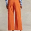 Turuncu Kadın Ralph Lauren Chino Geniş Paça Pantolon Turuncu Kadın Ralph Lauren Chino Geniş Paça Pantolon
