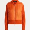 Turuncu Kadın Ralph Lauren Hibrit Huni Yaka Ceketler Turuncu Kadın Ralph Lauren Hibrit Huni Yaka Ceketler