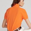 Turuncu Kadın Ralph Lauren Klasik Kesim File Polo Tişörtler Turuncu Kadın Ralph Lauren Klasik Kesim File Polo Tişörtler