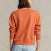 Turuncu Kadın Ralph Lauren Polar Yuvarlak Yaka Kazak Sweatshirt Turuncu Kadın Ralph Lauren Polar Yuvarlak Yaka Kazak Sweatshirt