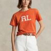 Turuncu Kadın Ralph Lauren Rl Logolu Forma Tişörtleri Turuncu Kadın Ralph Lauren Rl Logolu Forma Tişörtleri