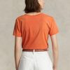 Turuncu Kadın Ralph Lauren Rl Logolu Forma Tişörtleri Turuncu Kadın Ralph Lauren Rl Logolu Forma Tişörtleri