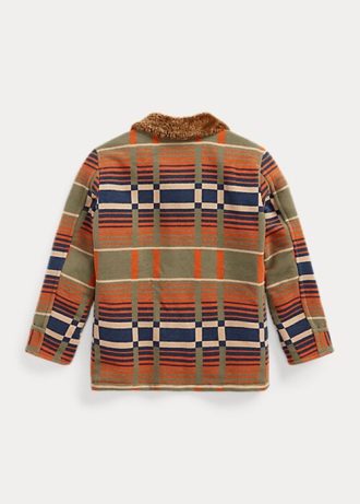 Turuncu Kadın Ralph Lauren Shearling Yaka Jakarlı Ceketler Turuncu Kadın Ralph Lauren Shearling Yaka Jakarlı Ceketler