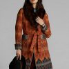 Turuncu Kadın Ralph Lauren Shearling Yaka Jakarlı Montlar Turuncu Kadın Ralph Lauren Shearling Yaka Jakarlı Montlar