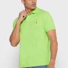 Yeşil Erkek Ralph Lauren Basic Mesh Polo Tişörtleri Yeşil Erkek Ralph Lauren Basic Mesh Polo Tişörtleri