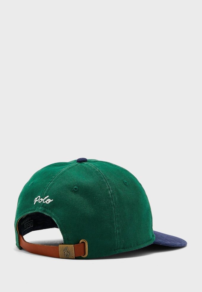 Yeşil Erkek Ralph Lauren Baskılı Şapkalar