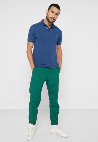 Yeşil Erkek Ralph Lauren Essential Eşofman Altı