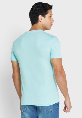 Yeşil Erkek Ralph Lauren Essential Yuvarlak Yaka Tişörtler