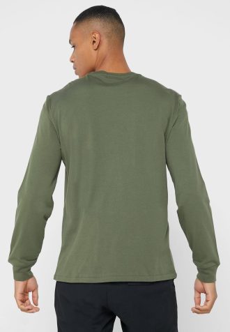 Yeşil Erkek Ralph Lauren Grafik Yuvarlak Yaka Tişörtler