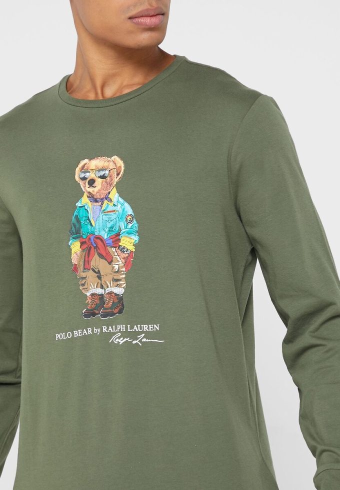 Yeşil Erkek Ralph Lauren Grafik Yuvarlak Yaka Tişörtler Yeşil Erkek Ralph Lauren Grafik Yuvarlak Yaka Tişörtler
