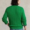 Yeşil Erkek Ralph Lauren Kablo Örgülü Pamuklu Kazak Yeşil Erkek Ralph Lauren Kablo Örgülü Pamuklu Kazak