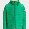 Yeşil Erkek Ralph Lauren Katlanabilir Su Geçirmez Ceketler Yeşil Erkek Ralph Lauren Katlanabilir Su Geçirmez Ceketler