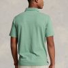 Yeşil Erkek Ralph Lauren Klasik Kesim Pamuklu-Keten Polo Tişörtler Yeşil Erkek Ralph Lauren Klasik Kesim Pamuklu-Keten Polo Tişörtler
