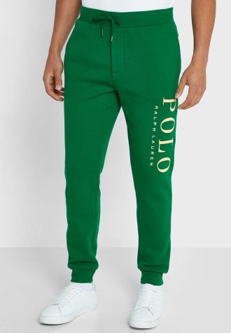 Yeşil Erkek Ralph Lauren Logolu Eşofman Altı