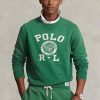 Yeşil Erkek Ralph Lauren Logolu Polar Kazak Sweatshirt Yeşil Erkek Ralph Lauren Logolu Polar Kazak Sweatshirt