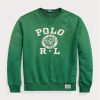 Yeşil Erkek Ralph Lauren Logolu Polar Kazak Sweatshirt Yeşil Erkek Ralph Lauren Logolu Polar Kazak Sweatshirt