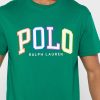 Yeşil Erkek Ralph Lauren Logolu Yuvarlak Yaka Tişörtler Yeşil Erkek Ralph Lauren Logolu Yuvarlak Yaka Tişörtler