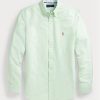 Yeşil Erkek Ralph Lauren Slim Fit Oxford Gömlekler Yeşil Erkek Ralph Lauren Slim Fit Oxford Gömlekler
