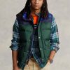 Yeşil Erkek Ralph Lauren Su Geçirmez Kaz Tüyü Western Yelek Ceketler Yeşil Erkek Ralph Lauren Su Geçirmez Kaz Tüyü Western Yelek Ceketler