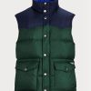Yeşil Erkek Ralph Lauren Su Geçirmez Kaz Tüyü Western Yelek Ceketler Yeşil Erkek Ralph Lauren Su Geçirmez Kaz Tüyü Western Yelek Ceketler