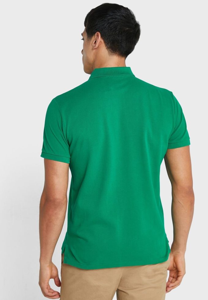 Yeşil Erkek Ralph Lauren Temel Polo Tişörtleri Yeşil Erkek Ralph Lauren Temel Polo Tişörtleri