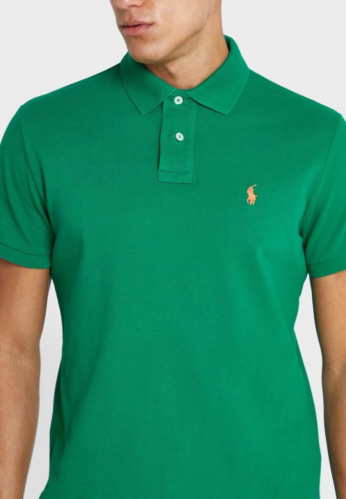 Yeşil Erkek Ralph Lauren Temel Polo Tişörtleri Yeşil Erkek Ralph Lauren Temel Polo Tişörtleri
