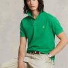 Yeşil Erkek Ralph Lauren The Iconic Mesh Polo Tişörtleri