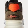 Yeşil Erkek Ralph Lauren Trackster 200 Süet ve Kamuflaj Desenli Twill Spor Ayakkabı Yeşil Erkek Ralph Lauren Trackster 200 Süet ve Kamuflaj Desenli Twill Spor Ayakkabı