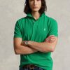 Yeşil Erkek Ralph Lauren Özel Slim Fit File Polo Tişörtleri Yeşil Erkek Ralph Lauren Özel Slim Fit File Polo Tişörtleri