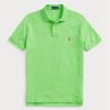 Yeşil Erkek Ralph Lauren Özel Slim Fit File Polo Tişörtleri Yeşil Erkek Ralph Lauren Özel Slim Fit File Polo Tişörtleri