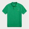 Yeşil Erkek Ralph Lauren Özel Slim Fit File Polo Tişörtleri Yeşil Erkek Ralph Lauren Özel Slim Fit File Polo Tişörtleri