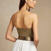 Yeşil Kadın Ralph Lauren Cailin Süslemeli Pamuklu Büstiyer Üstler