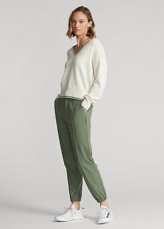 Yeşil Kadın Ralph Lauren Dört Yönlü Esnek Jogger Pantolon