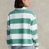 Yeşil Kadın Ralph Lauren Çizgili Kırpılmış Forma Rugby Formaları Yeşil Kadın Ralph Lauren Çizgili Kırpılmış Forma Rugby Formaları