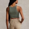Yeşil Kadın Ralph Lauren Kaşmir Atlet