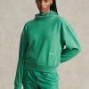 Yeşil Kadın Ralph Lauren Polar Yuvarlak Yaka Sweatshirt